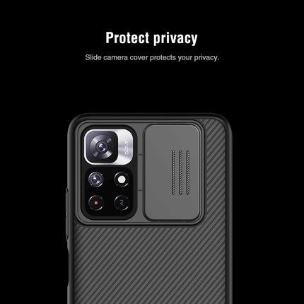 Nillkin Cam Shield Pro Back Cover Case For Xiaomi Redmi Note 11T (5G) (Black)