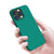 Mobizang Matte Protective Lens Flexible Back Cover for Apple iPhone 15 Pro Max | Slim Silicone with Soft Lining Shockproof Full Body Bumper Case (Green)