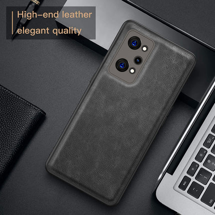 Tux Back Case For Realme GT NEO 2 , Slim Leather Case with Soft Edge Shockproof Back Cover (Black)