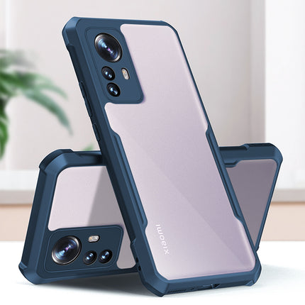 Beetle for Xiaomi 12 PRO (5G) Back Case, [Military Grade] Shockproof Slim Hybrid Cover (Blue)