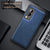 Tux Back Case For Vivo V21E (5G) , Slim Leather Case with Soft Edge Shockproof Back Cover (Blue)