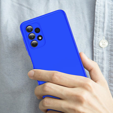 Double Dip Full 360 Protection Back Case Cover for Samsung Galaxy A32 (4G) (Blue)