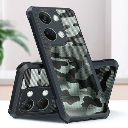 Mobizang Beetle Camouflage Back Cover for OnePlus Nord 3 | [Military Grade Protection] Shock Proof Slim Hybrid Bumper Case (Black)