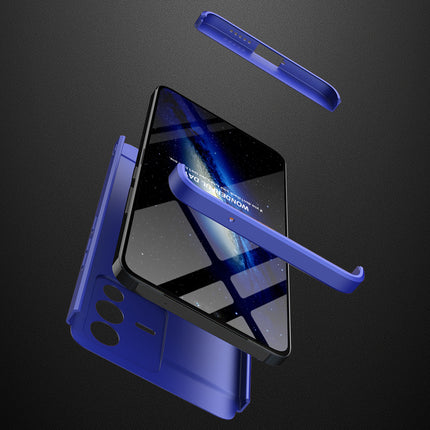 Double Dip Full 360 Protection Back Case Cover for Vivo V23 (5G) (Blue)