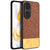 Mobizang Soft Fabric & Leather Hybrid Protective Back Cover for Honor 90 (5G) | Shockproof Slim Hard Anti Slip Back Case (Brown)