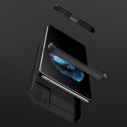Double Dip Full 360 Protection Back Case Cover for Oppo Reno 6 Pro (5G) (Black)