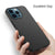 Silk Smooth Finish [Full Coverage] All Sides Protection Slim Back Case Cover for Apple iPhone 13 PRO MAX (6.7 inch) (Black)
