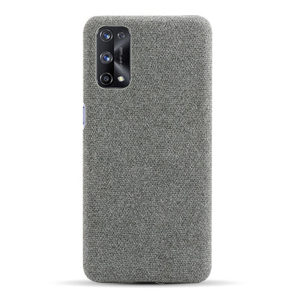 Woven Soft Fabric Case for Realme X7 Pro Back Cover, Shock Protection Slim Hard Anti Slip Back Cover (Grey)