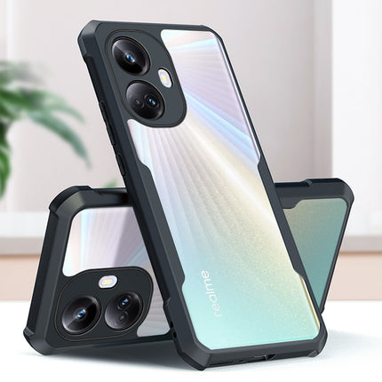 Mobizang Beetle for Realme 10 Pro Plus Back Case | [Military Grade Protection] Shock Proof Slim Hybrid Bumper Cover (Black)