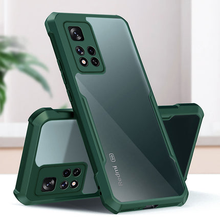 Beetle for Xiaomi 11i / 11i HyperCharge Back Case, [Military Grade Protection] Shock Proof Slim Hybrid Bumper Cover (Green)