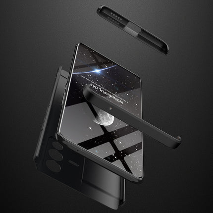 Double Dip Full 360 Protection Back Case Cover for Vivo V23 PRO (5G) (Black)