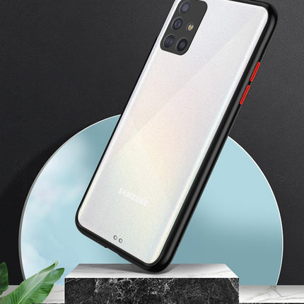 Paper Thin Back Cover For Samsung Galaxy A71 , Super Slim Matte Translucent Full Protection Back Case (Black)