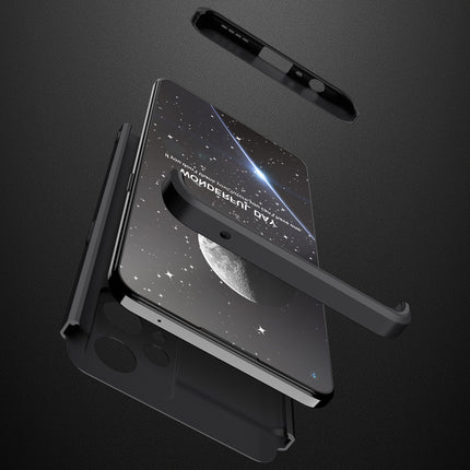 Double Dip Full 360 Protection Back Case Cover for Realme 9 PRO PLUS (Black)
