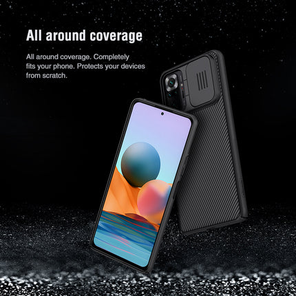 Nillkin Xiaomi Redmi Note 10 Pro / Note 10 Pro Max Case, CamShield Series Case with Slide Camera Cover Slim Protective Case (Black)
