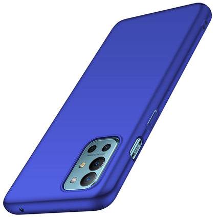 Silk Smooth Finish [Full Coverage] All Sides Protection Slim Back Cover For OnePlus 9R / One Plus 9R (Blue)