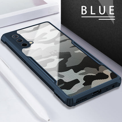 Beetle Camouflage for OnePlus Nord CE (5G) / One Plus Nord CE (5G) Back Case, [Military Grade Protection] Shock Proof Slim Hybrid Bumper Cover (Blue)