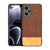 Mobizang Soft Fabric & Leather Hybrid Protective Case Cover for Realme GT NEO 3T (Brown)