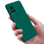 Matte Lens Protective Back Cover for Vivo X60 , Slim Silicone with Soft Lining Shockproof Flexible Full Body Bumper Case (Green)