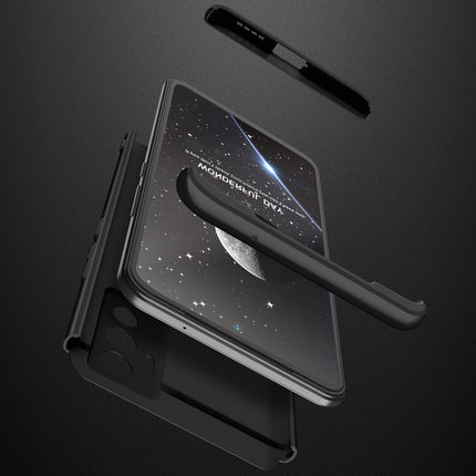Double Dip Full 360 Protection Back Case Cover for Vivo V23E (Black)
