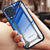Unicorn for Samsung Galaxy F62 Clear Back Case, [Military Grade Protection] Shock Proof Slim Hybrid Bumper Cover (Blue)
