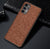 Soft Full Fabric Protective Shockproof Back Case Cover for Samsung Galaxy A32 (4G) (Full Brown)