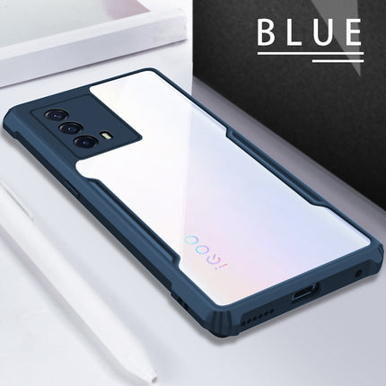 Beetle for Vivo IQOO Z5  (5G) Back Case, [Military Grade Protection] Shock Proof Slim Hybrid Bumper Cover (Blue)