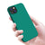 Mobizang Matte Protective Lens Flexible Back Cover for Apple iPhone 15 | Slim Silicone with Soft Lining Shockproof Full Body Bumper Case (Green)