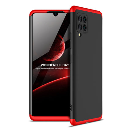 Double Dip Full 360 Protection Back Case Cover for Samsung Galaxy M42 (Red,Black)