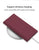 Mobizang Sheath Slim Magnetic Leather Flip Case Cover for Samsung Galaxy S23 Ultra | Stand Leather Flip Case (Wine Red)