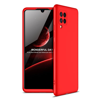 Double Dip Full 360 Protection Back Case Cover for Samsung Galaxy M42 (Red)