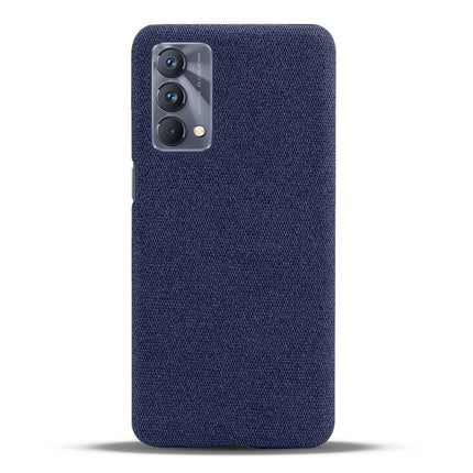 Woven Soft Fabric Case for Realme GT Master  Back Cover, Shock Protection Slim Hard Anti Slip Back Cover (Blue)