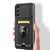 Mobizang Bisen Back Cover for Samsung Galaxy S21 FE,Shockproof Slim Bumper Back Case (Black)