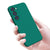 Mobizang Matte Protective Lens Flexible Back Cover for Samsung Galaxy S23 , Slim Silicone with Soft Lining Shockproof Full Body Bumper Case (Green)