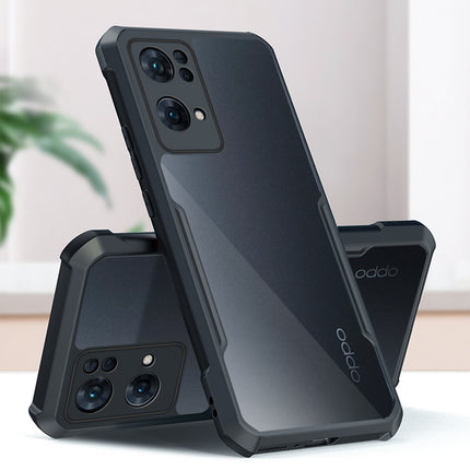 Beetle for Oppo Reno 7 Pro (5G)  Back Case , [Military Grade Protection] Shock Proof Slim Hybrid Bumper Cover (Black)