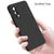 Matte Lens Protective Back Cover for OnePlus Nord 2 (5G) / One Plus Nord 2 (5G) , Slim Silicone with Soft Lining Shockproof Flexible Full Body Bumper Case (Black)