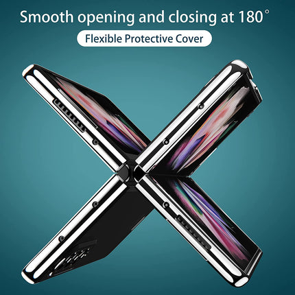 Phantom Ultra Thin Back Case for Samsung Galaxy Z Fold3 , Full Body Protection Back Cover , Silver