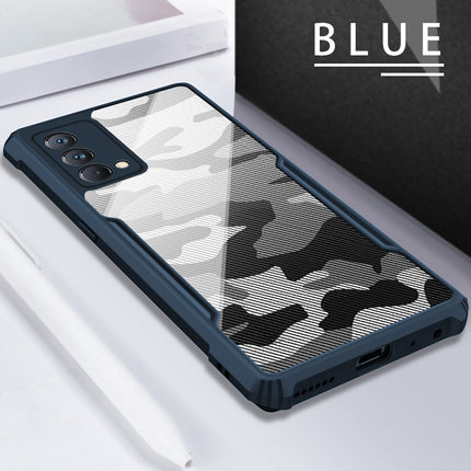 Beetle Camouflage for Realme GT Master Back Case, [Military Grade Protection] Shock Proof Slim Hybrid Bumper Cover (Blue)