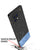 Mobizang Soft Fabric & Leather Hybrid for Vivo X90 (5G) Back Cover | Shockproof Hybrid Slim Hard Anti Slip Back Case (Black, Blue)