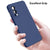 Matte Lens Protective Back Cover for OnePlus Nord 2 (5G) / One Plus Nord 2 (5G) , Slim Silicone with Soft Lining Shockproof Flexible Full Body Bumper Case , Blue