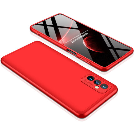 Double Dip Full 360 Protection Back Case Cover for Samsung Galaxy M52 (Red)
