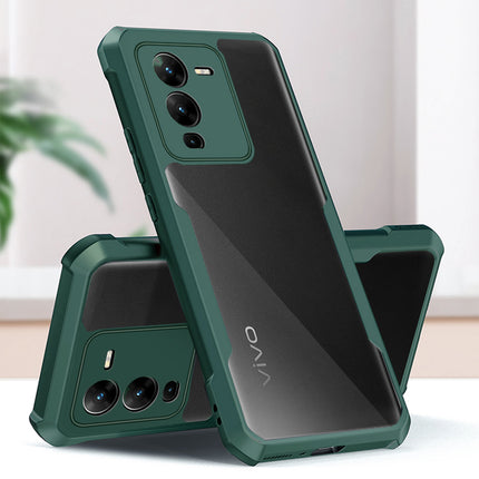 Mobizang Beetle for Vivo V25 Pro (5G) Back Case, [Military Grade Protection] Shock Proof Cover (Green)