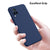 Matte Lens Protective Back Cover for Vivo V21 (5G) , Slim Silicone with Soft Lining Shockproof Flexible Full Body Bumper Case , Blue