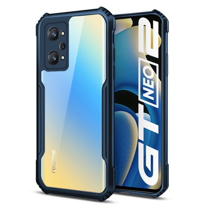 Beetle for Realme GT NEO 2 Back Case, [Military Grade Protection] Shock Proof Slim Hybrid Bumper Cover (Blue)
