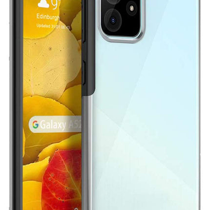Shield Frosted Acrylic Back Shock Proof Case Cover for Samsung Galaxy A33 (5G) (Black)