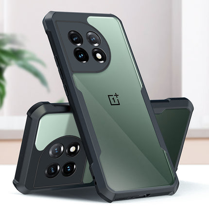 Mobizang Beetle for OnePlus 11R Back Case | [Military Grade Protection] Shock Proof Slim Hybrid Bumper Cover (Black)