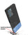 Mobizang Soft Fabric & Leather Hybrid for Poco X5 PRO Back Cover | Shockproof Hybrid Slim Hard Anti Slip Back Case (Black, Blue)