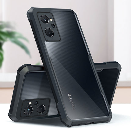 Beetle for Realme 9i Back Case, [Military Grade Protection] Shock Proof Slim Hybrid Bumper Cover (Black)