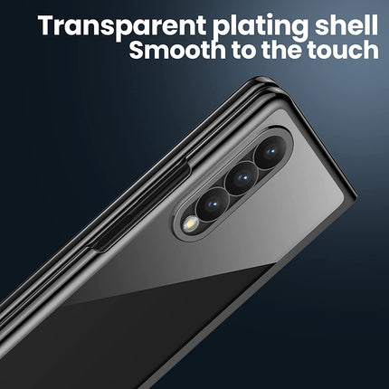 Phantom Ultra Thin Back Case for Samsung Galaxy Z Fold3 , Full Body Protection Back Cover , Black
