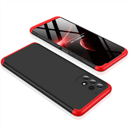 Double Dip Full 360 Protection Back Case Cover for Samsung Galaxy A32 (4G) (Red,Black)