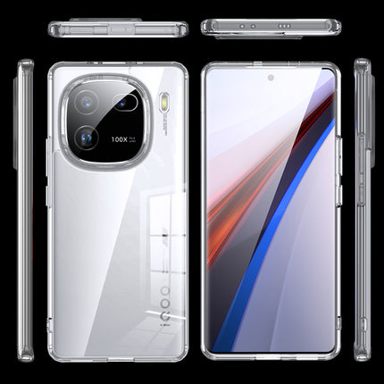 Mobizang Shield Clear Acrylic Back Shock Proof Case Cover for IQOO 12 (Transparent)